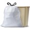 Glad 13 gal Trash Bags, 1.05 mil (27 Micron), White, 6 PK CLO78361CT - alternate 6